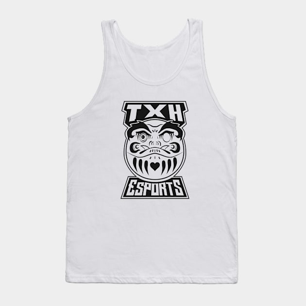 TXH Black logo Tank Top by TXH Esports